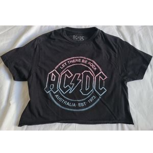 ACDC Crop Tee